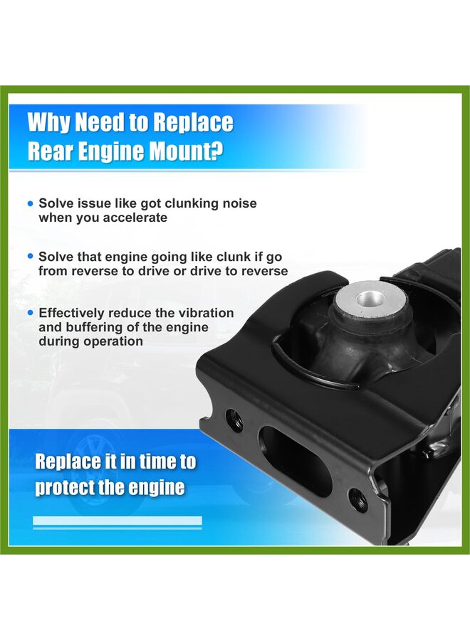 قاعدة تثبيت المحرك وناقل الحركة الأمامية متوافقة مع سيارات تويوتا كورولا 1.8 لتر موديلات 2009-2013، بديلة لقاعدة تثبيت دعامة عزم دوران المحرك رقم 12361-37050 - Image 5