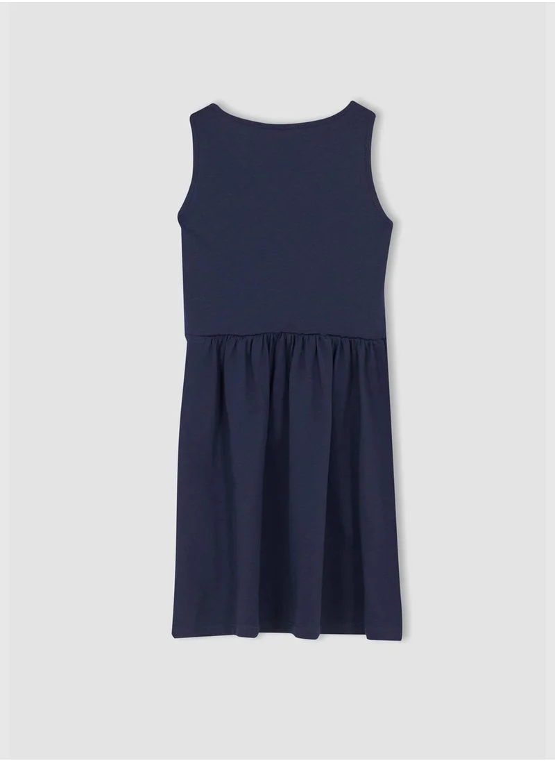 DeFacto Relax Fit Sleeveless Midi Dress