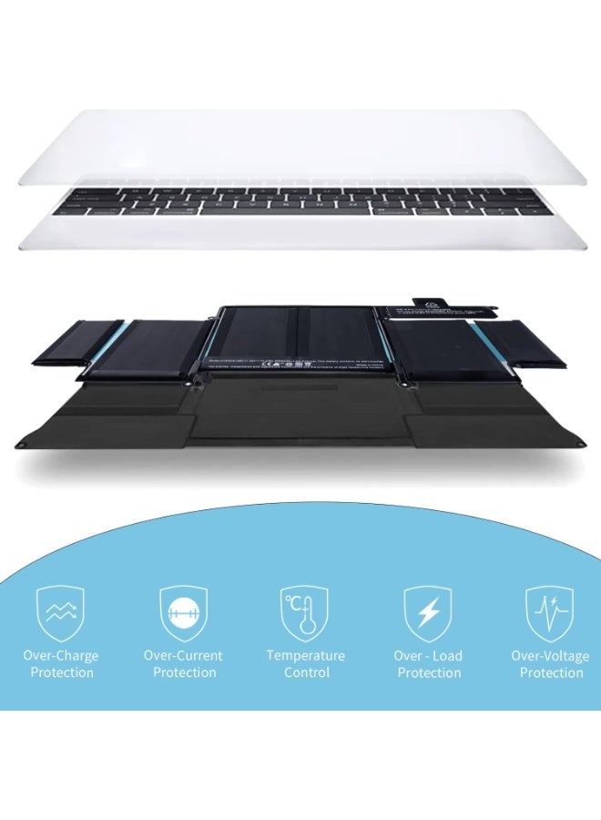 Terabyte بطارية A1582 A1502 لجهاز ماك بوك برو ريتينا 13 بوصة أواخر 2013 منتصف 2014 أوائل 2015، تناسب A1493 [لي-بوليمر 11.42V74.9WH 6559mAh] - Image 4