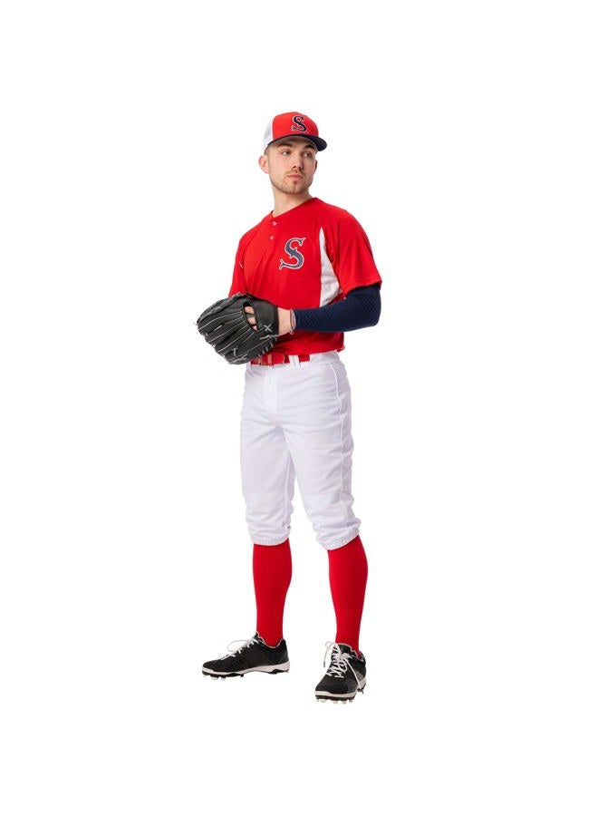 CHAMPRO Men's Standard Triple Crown 2.0 Baseball Knickers, White - Image 2