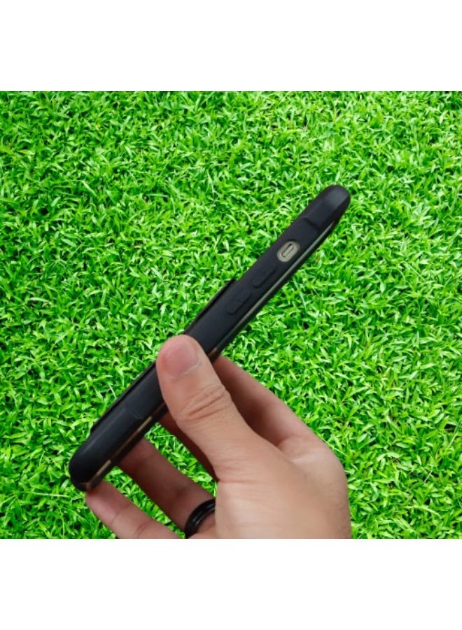 Creative iPhone 16 Case With a slim and durable stand, green color - Image 3