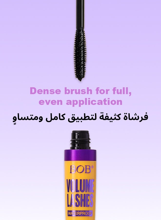 BOB Volume Boost Waterproof Mascara – 6 g | Smudge‑Proof Dense Lash Effect for Bold Volume - Image 5