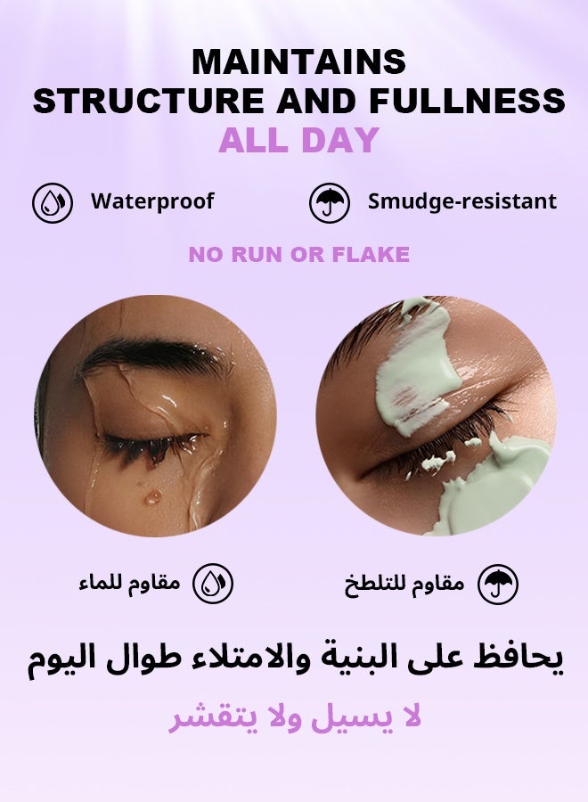 BOB Volume Boost Waterproof Mascara – 6 g | Smudge‑Proof Dense Lash Effect for Bold Volume - Image 4