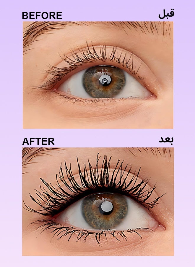 BOB Volume Boost Waterproof Mascara – 6 g | Smudge‑Proof Dense Lash Effect for Bold Volume - Image 3