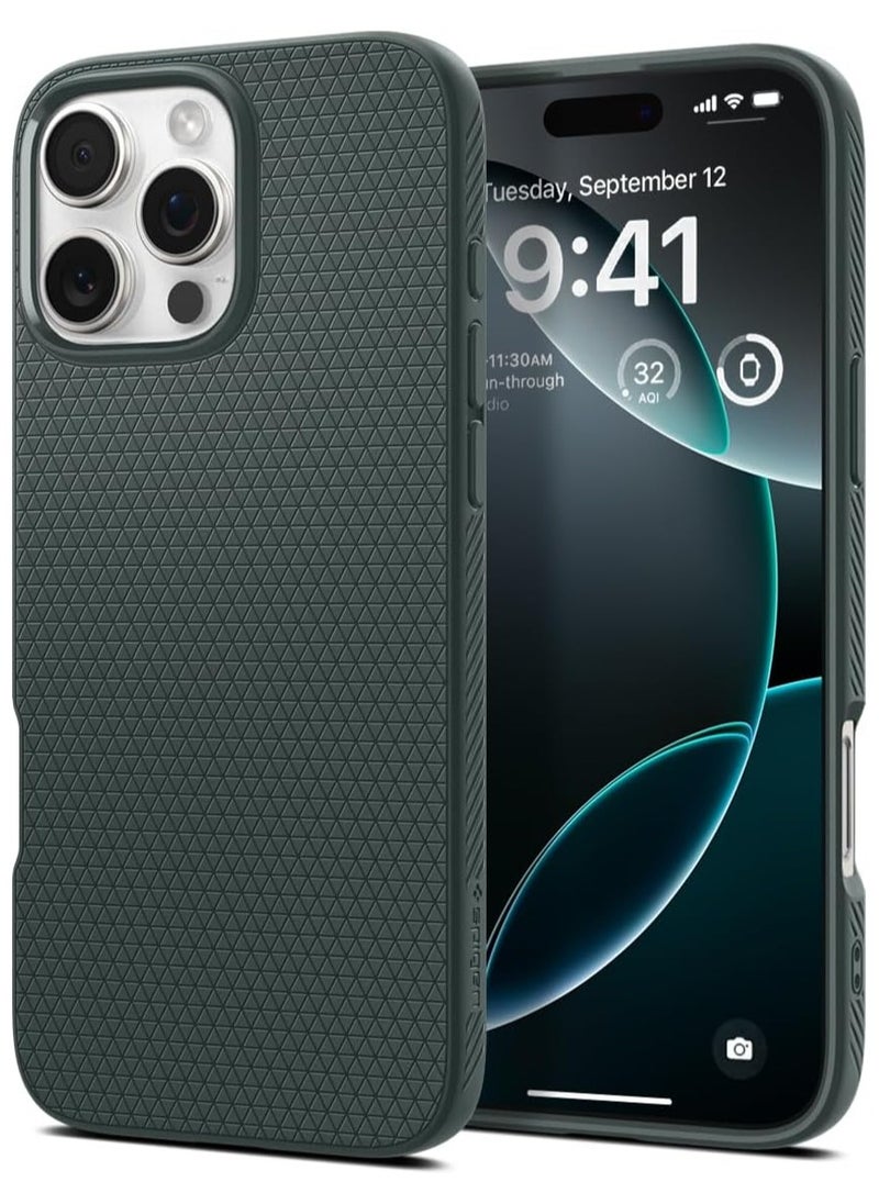 Spigen Liquid Air for iPhone 16 Pro Max Case Cover (2024) - Abyss Green  - Image 1