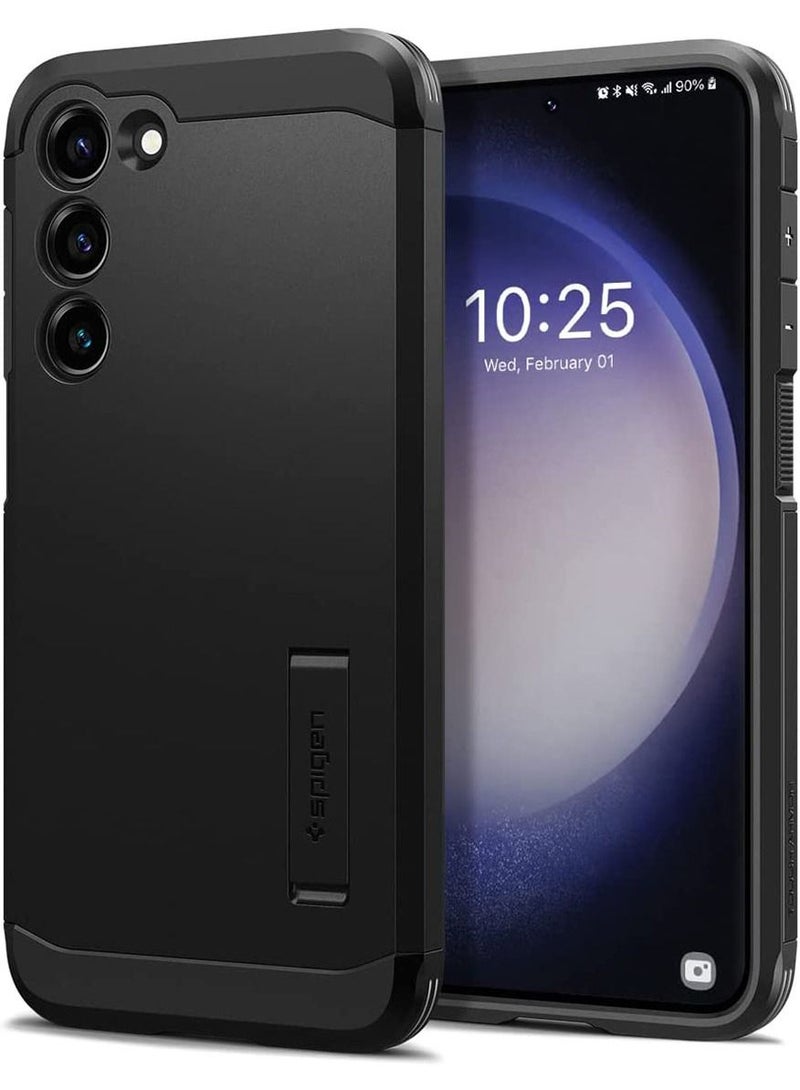Spigen Tough Armor for Samsung Galaxy S23 PLUS Case Cover with Extreme Impact Foam - Black - Image 1