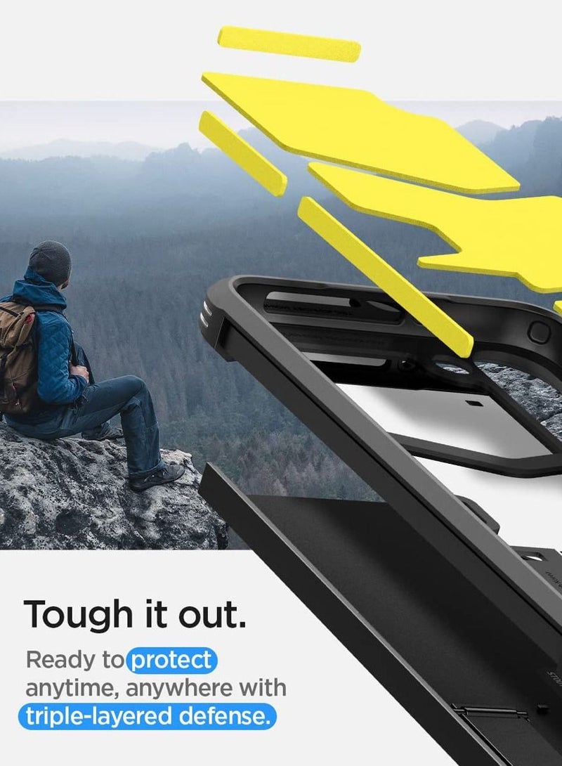 Spigen Tough Armor for Samsung Galaxy S23 PLUS Case Cover with Extreme Impact Foam - Black - Image 4