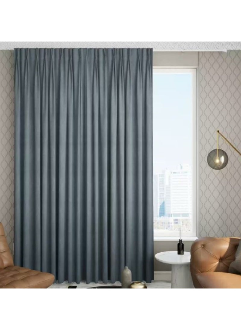AL WADI FURNITURE - Set of 2 Heavy Duty Ultra Corded Single Adjustable Extendable Traverse Curtain Rails Curtain Tracks with Curtain Hanging Pinch Pleat 4 Prongs Hooks, 150 – 300 cm, WHITE - Image 1