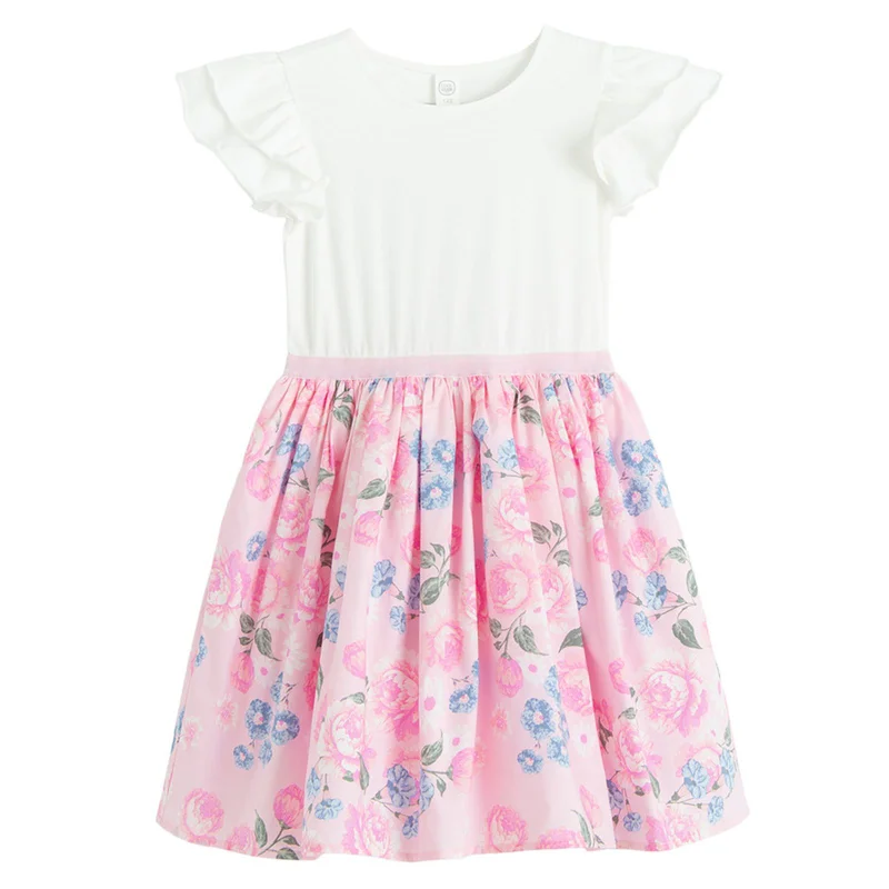 كول كلوب من سمييك PINK COTTON DRESS S/S