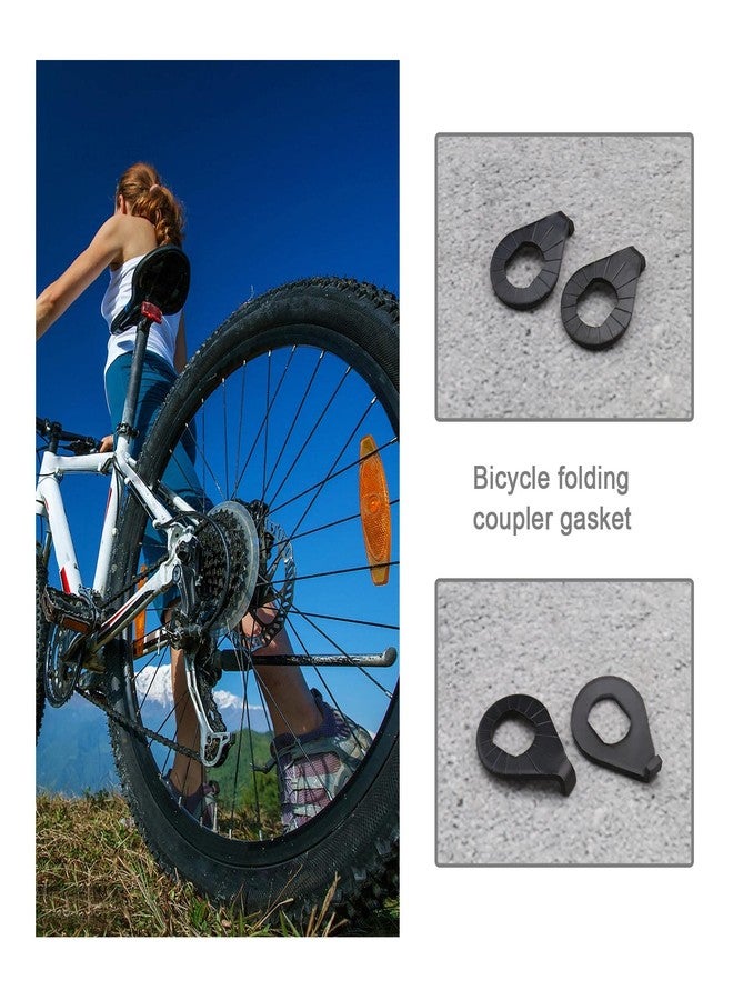 ECSiNG 12Pcs M8 M10 Bike Wheel Hub Hook Washer Gasket Metal Bicycle Hub Retaining Clip Safety Washer Bicycle Safety Security Front Wheel Hub Washer Safety Washers - Image 3