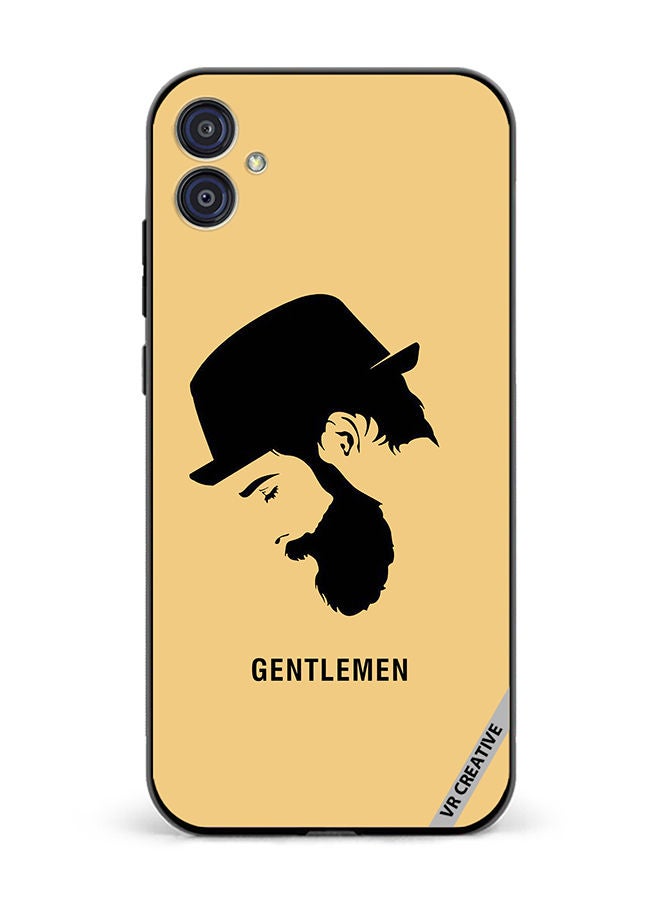 VR CREATIVE Protective Case Cover For Samsung Galaxy M04/F04 Gentlemen Design Multicolour - Image 1