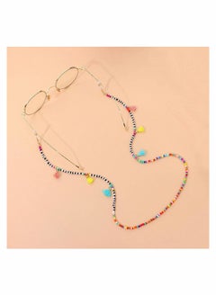 ماركة غير محددة سلسلة نظارات ملونة مزينة بالخيوط ملحقات لحمل النظارات أو نظارات الشمس للنساء  - Image 2