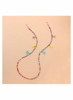 ماركة غير محددة سلسلة نظارات ملونة مزينة بالخيوط ملحقات لحمل النظارات أو نظارات الشمس للنساء  - Image 3