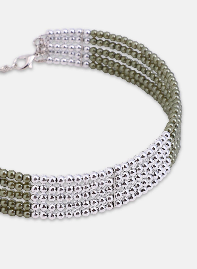 سوهي Women's The Panel-Bead Choker Necklace  - Image 5