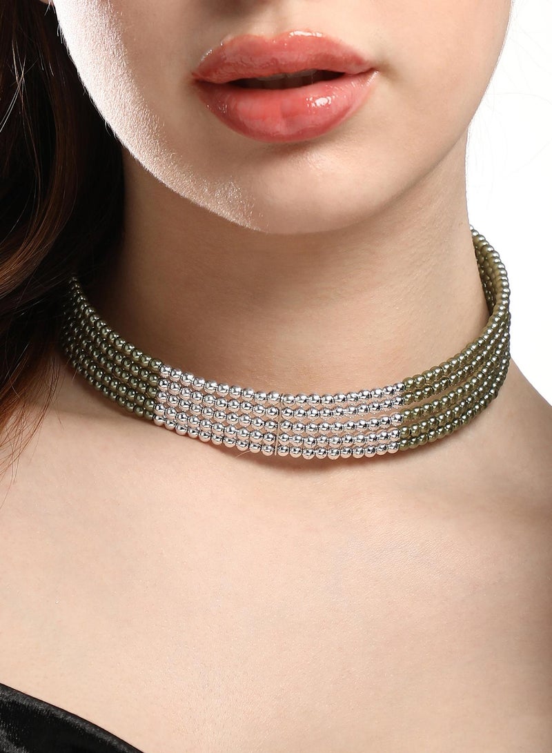 سوهي Women's The Panel-Bead Choker Necklace  - Image 2
