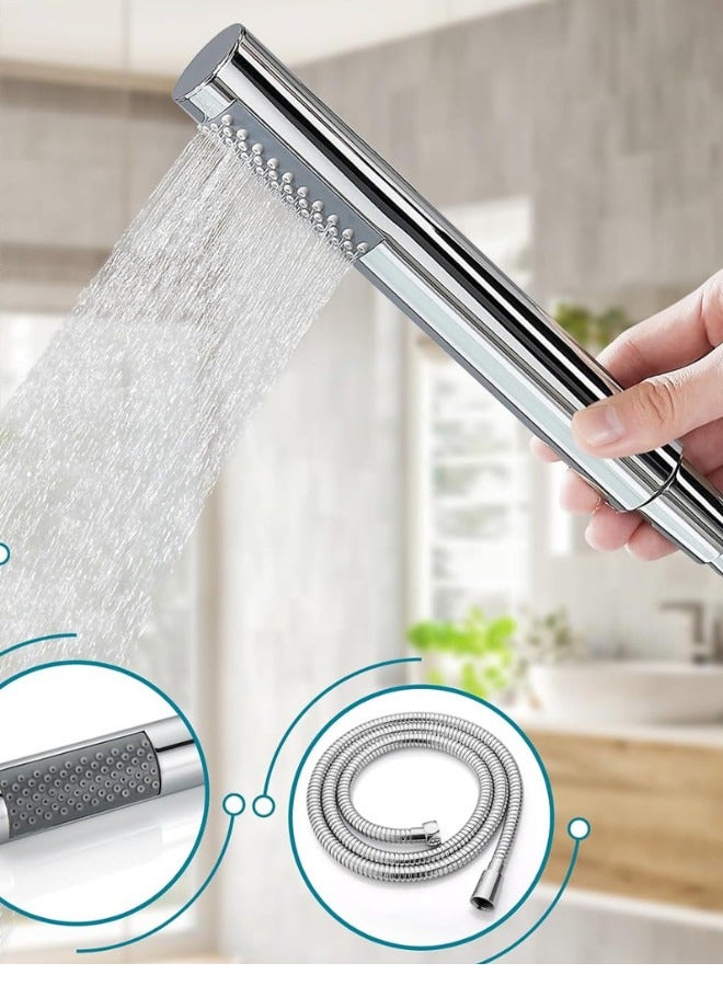 Chrome There Ways Concealed Rainfall Shower System Set With Water Outlet - Image 2