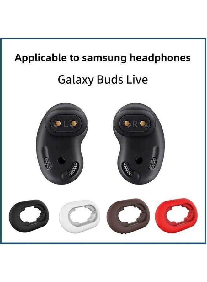 For Samsung Galaxy Buds Live Ear Wing Cap Earplugs SM-R180 Bluetooth Headset Silicone Cover-Color:BLACK SMALL Pair-Model:SM-R180 - Image 2