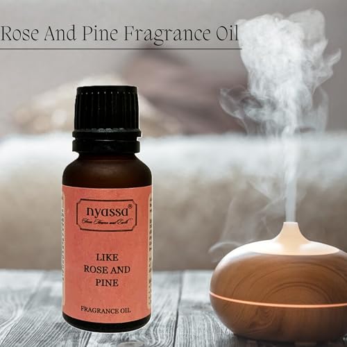 Nyassa Like Rose And Pine Fragrance oils for Diffusers and Burners, Carrier Oils, Base Oils, for men and women Fragrance oils 20ml - Image 2