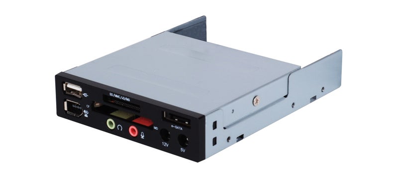 SilverStone Technology FP35 3.5" Front I/O Bay with Multi-Card Reader, SST-FP35B - Image 4