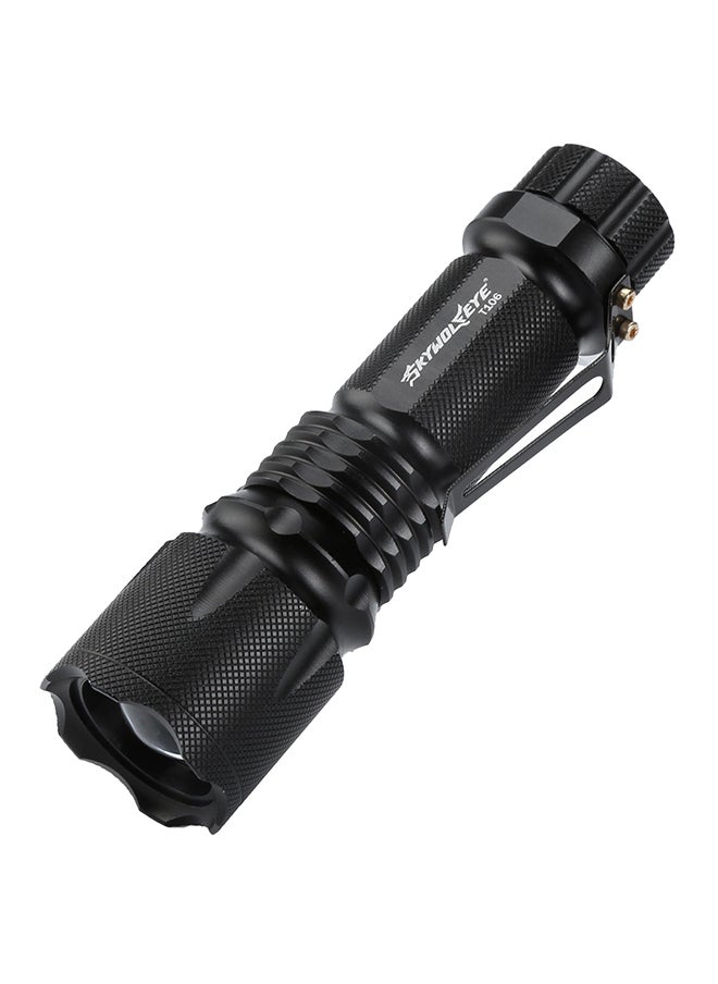 Generic Ultra Bright 5 Mode XML T6 5000LM Zoomable Led Flashlight Torch Lights Black  - Image 1