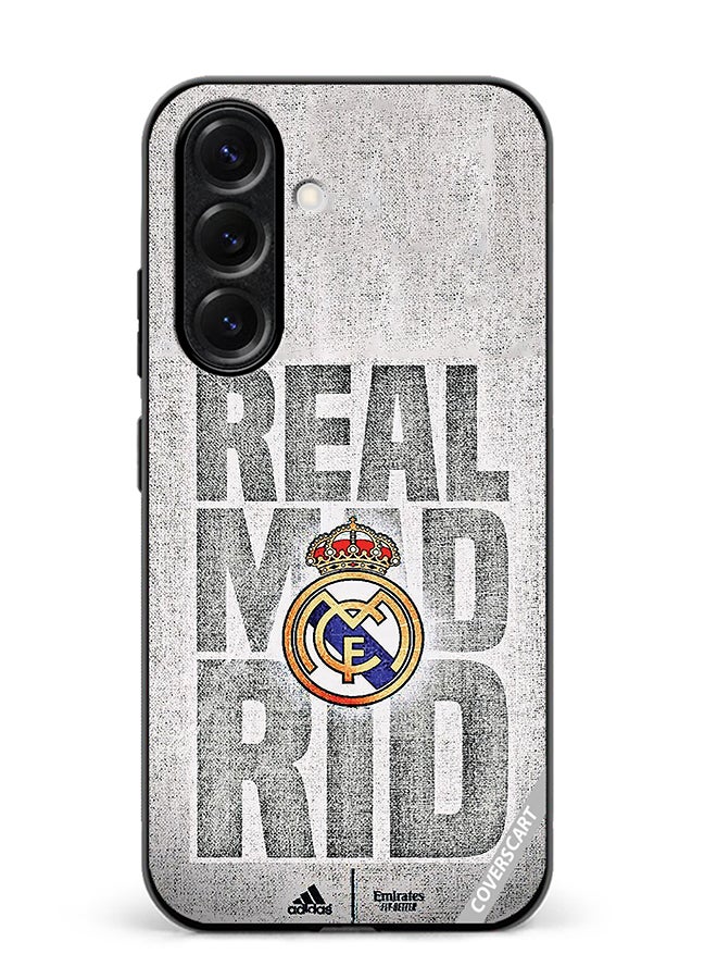 Protective Case Cover For Samsung Galaxy S25 Real Madrid Logo Design Multicolour