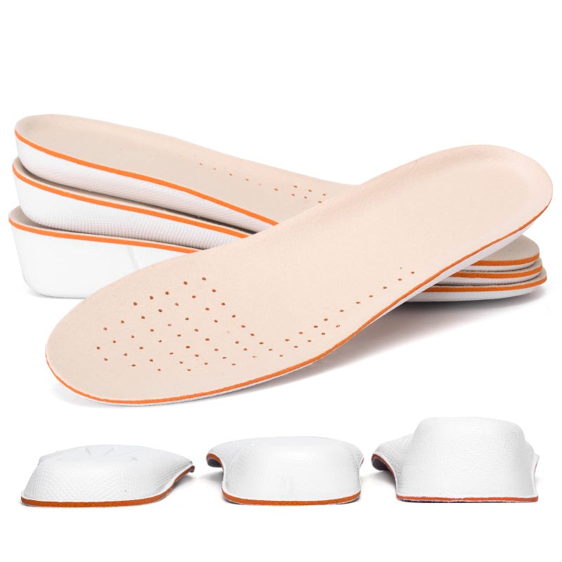 Height Increase Insole 25cm Breathable High Full Shoe Insoles Shoe Inserts Cushion Pads Lift Kits Elevator Insoles for Men US812