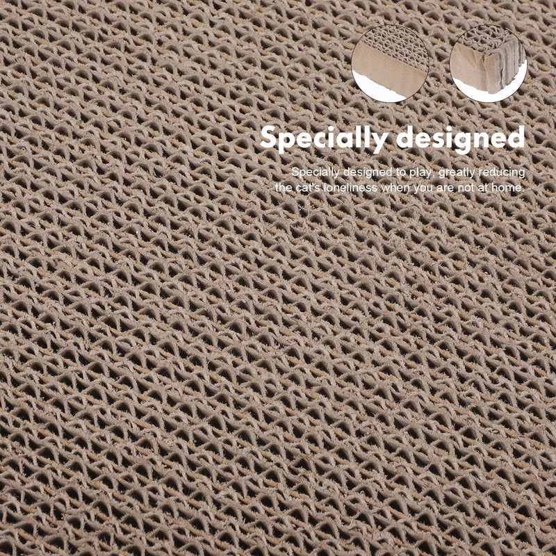 Replacement Corrugated Cardboard Cat Scratch Pad Sturdy Flat Scratching Board For Kittens - Image 4