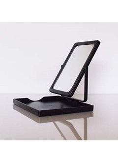 Mary Kay Mary Kay New Black Foldable Travel Mirror with Stand & Vinyl Zippered Bag Case 