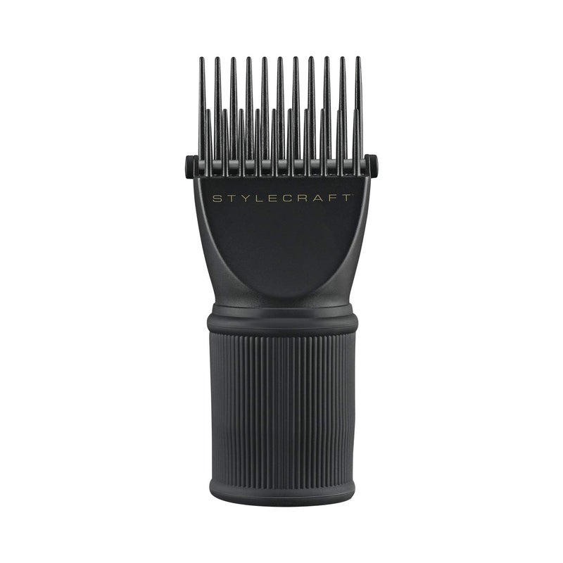 StyleCraft Hair Dryer Attachment Hair Pik with Hot Rod, Helps Straighten and Dry, Size 1.55-2 Inch Dryer Nozzles - Image 1