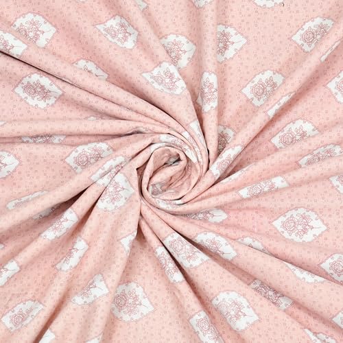 DE CAMA Cotton Double Bed Dohar | Hand Block Printed Summer AC Blanket (90 x 100 Inch)| Mulmul Fabric 150 GSM | Soft & Lightweight Comforter for All Seasons | Reversible Design - Pastel - Image 4