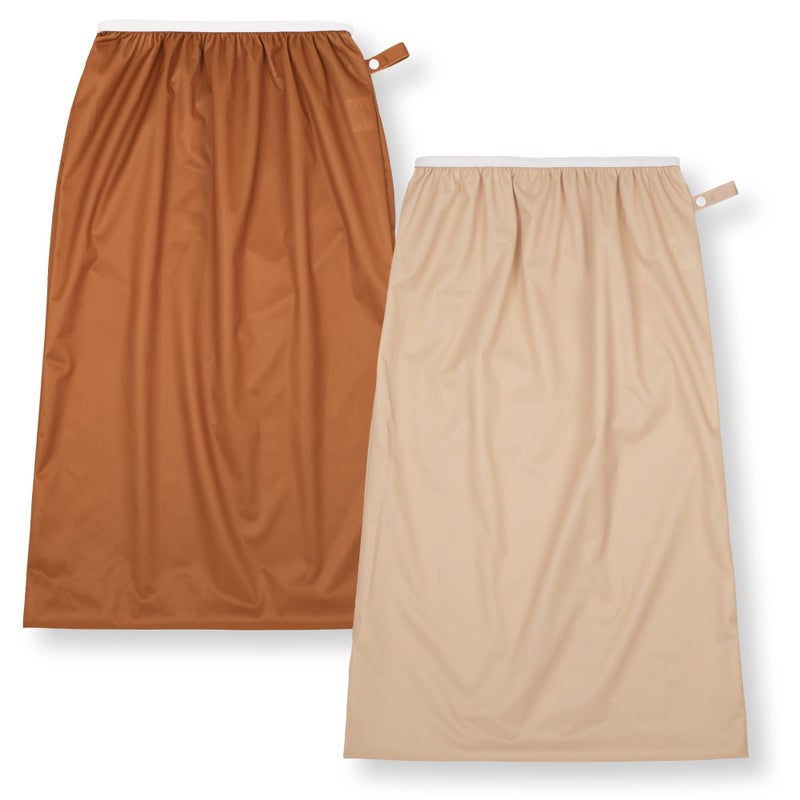 Nora's Nursery Pail Liner for Cloth Diapers - Reusable and Washable - Fits all Standard Diaper Pails - Waterproof Pail Liner with Strap for Diaper Pails, Laundry & Kitchen Garbage Cans (Desert - 2Pk) - Image 1