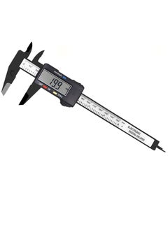 Generic Electronic Digital Caliper LCD 0 to 6 inch inch mm Conversion Automatic Shutdown Function White Black Very Suitable for Home Jewelry DIY Measurement etc  - Image 1