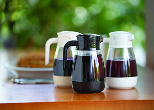 Service Ideas SY916AL Syrup Dispenser, 16 oz, Almond/Clear - Image 4