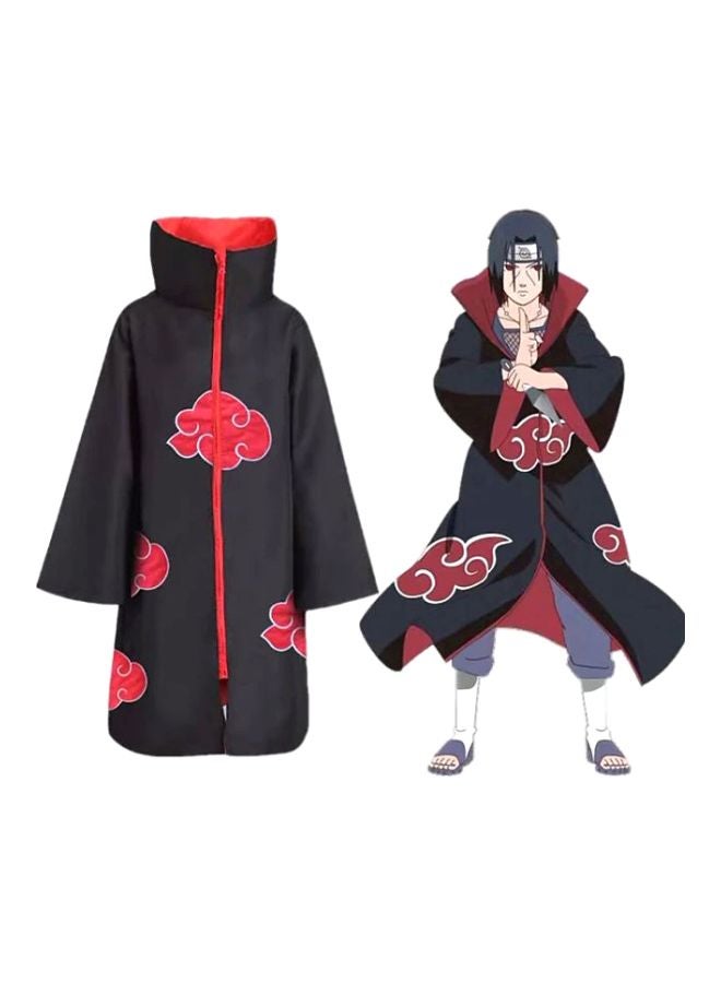 Akatsuki Cloak Sasuke Cosplay Costume M - Image 4