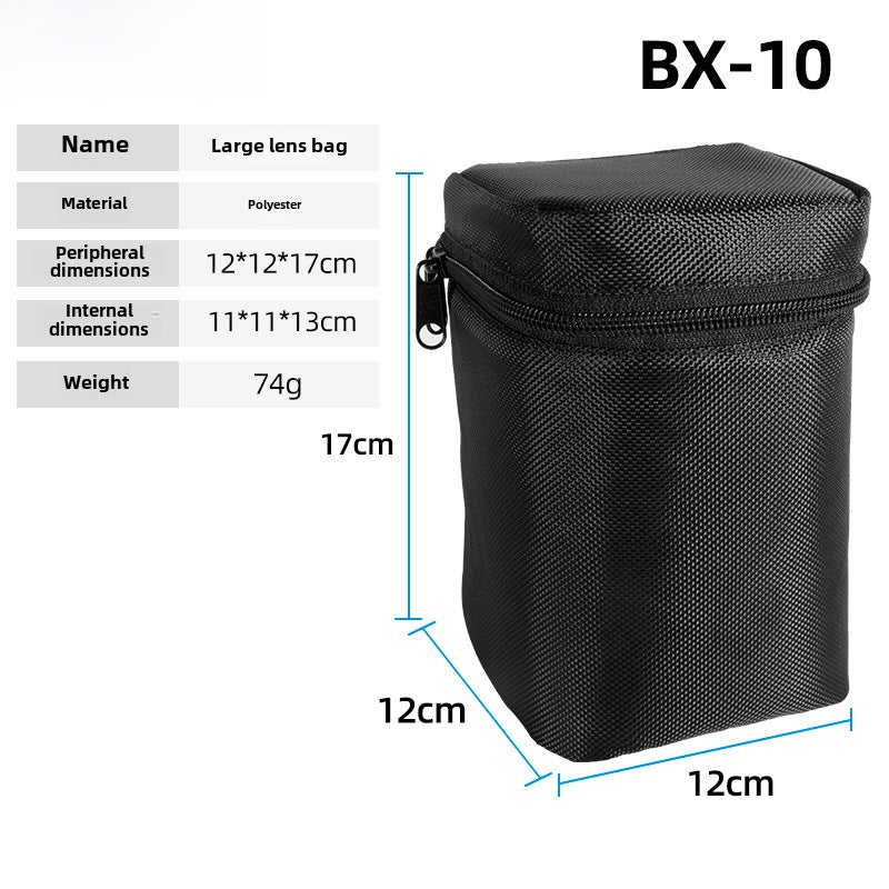 DSLR Camera Lens Protective Bag Padded BX-10 