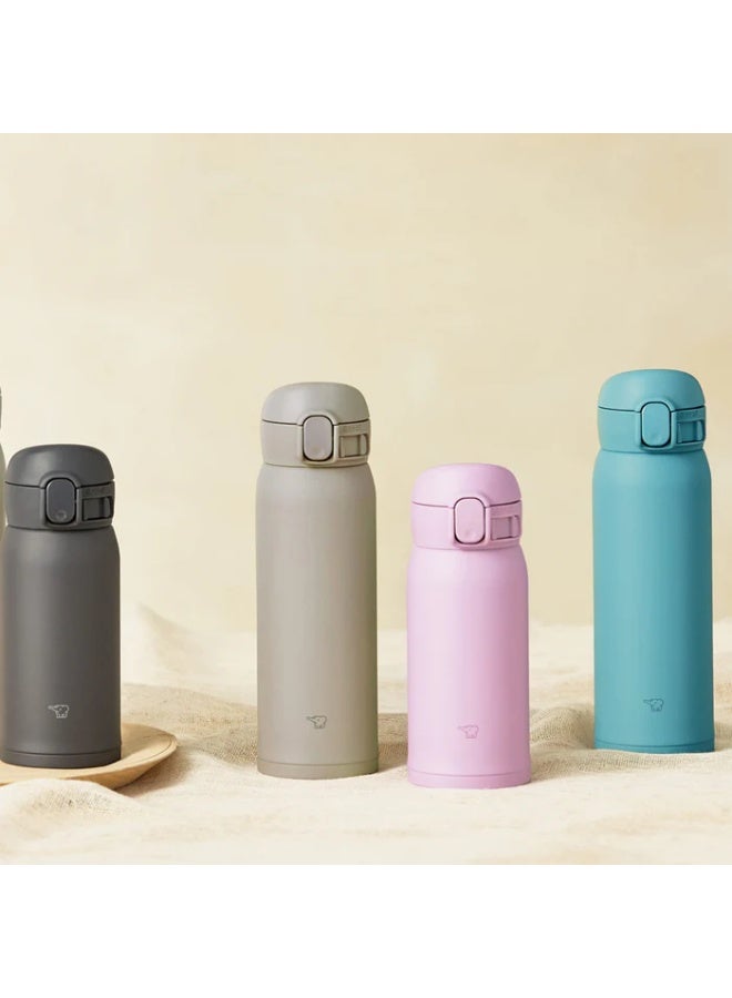 Zojirushi زويوروشي SM-WS48-GM 0.48 لتر كوب سفر معزول بالفولاذ المقاوم للصدأ – مقاوم للتسرب، محمول، خفيف الوزن، يحافظ على المشروبات ساخنة وباردة - Image 2