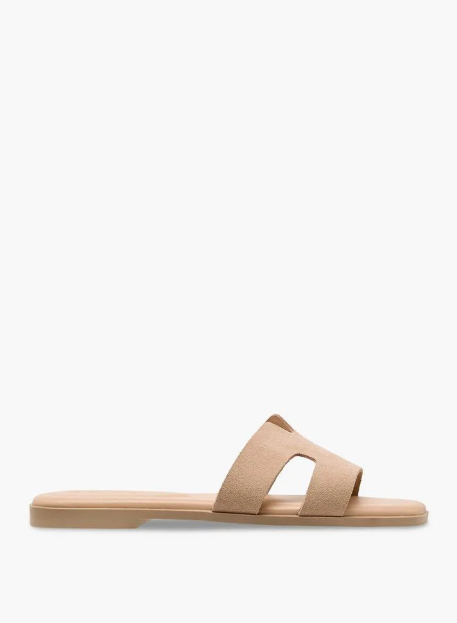 Celeste PINK Women Slip-On Leather Sandals for Women | Best Price UAE