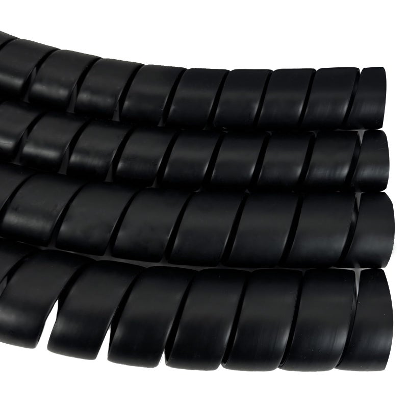 JIAXLTD Spiral Wrap Hose Cable Protector - 1.58" OD x 12' Pre-Cut Lengths-Safe Hose Protector to Avoid Wear and Extend Life for Hydraulic Pneumatic Hoses - Image 4