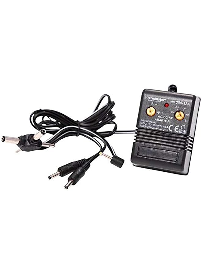 Terminator Terminator Universal Ac To Dc 1.5V 3V 4.5V 6V 9V 12V Flat 3 Pin Plug Power Supply Adapter 350Ma  - Image 1