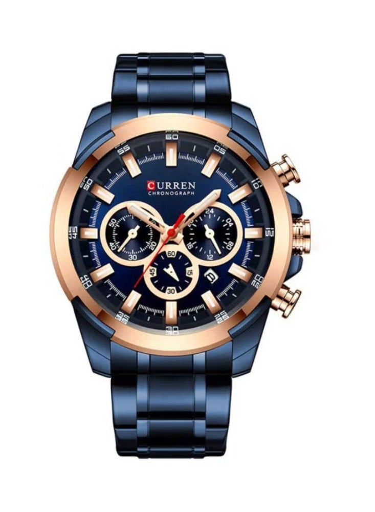 CURREN ساعة كرونوغراف للرجال من سبائك 8361 - Image 1