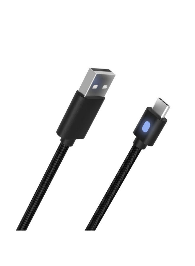 General 2pcs PS5 handle charging cable USB charging data transmission cable 3M with indicator light  - Image 3