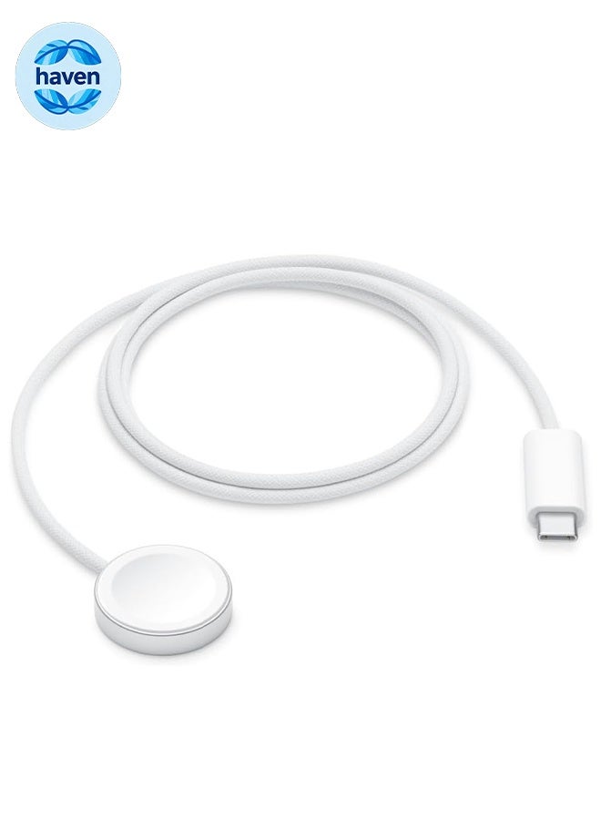 HAVEN Watch Magnetic Fast Charger to USB-C Cable, iWatch Portable & Efficient Charging - 1 Meter - Image 1