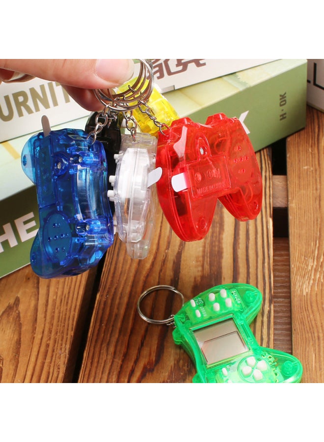 Mini Handheld Game Console Keychain Square School Peripheral Stationery Store Hot Sale-Color:Macaron Powder  - Image 4