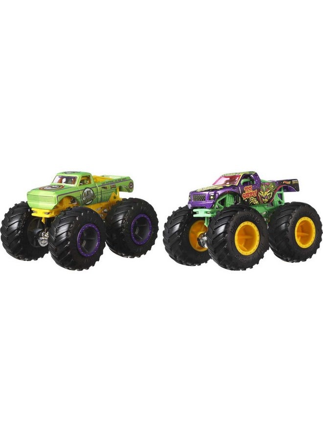 Hot Wheels Monster Trucks Toy Trucks 2-Pack, Demolition Doubles Set Of 2 Vehicles In 1:64 Scale, For Kids & Collectors (Styles May Vary)  - Image 4