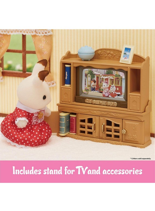 كاليكو كريتيرز مجموعة غرفة المعيشة المريحة من كاليكو كريترز - مجموعة أثاث وإكسسوارات بيت الدمية للأطفال من سن 3 سنوات فما فوق - Image 4