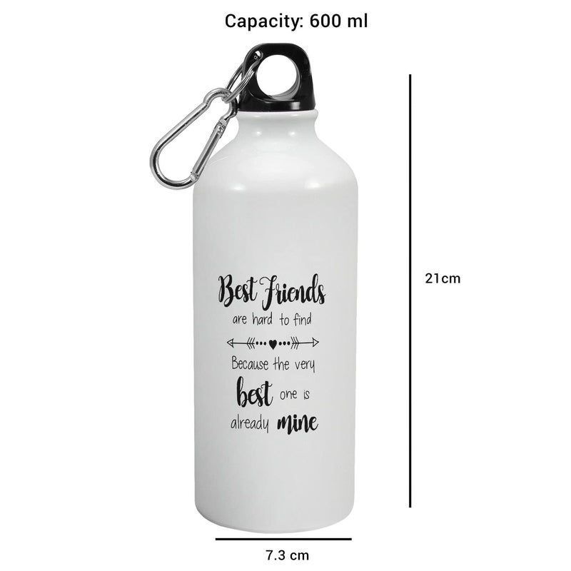 Happu Happu Happy Friendship Day Aluminium Sipper Bottle with 1 Friendship Band Best Friends are Hard to Find Friendship Day Gift Friendship Day Gift for Men Friendship Day Gift for Women 6038600  - Image 5