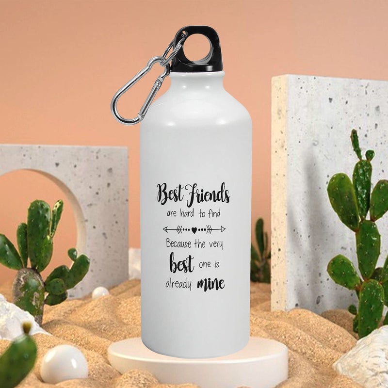 Happu Happu Happy Friendship Day Aluminium Sipper Bottle with 1 Friendship Band Best Friends are Hard to Find Friendship Day Gift Friendship Day Gift for Men Friendship Day Gift for Women 6038600  - Image 3