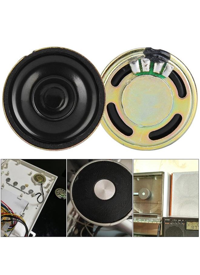 Thoraya 10pcs 27mm 8Ω 0.5W Round Speaker Horn Audio Loudspeaker Repair Parts  - Image 5