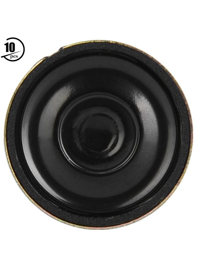 Thoraya 10pcs 27mm 8Ω 0.5W Round Speaker Horn Audio Loudspeaker Repair Parts  - Image 1