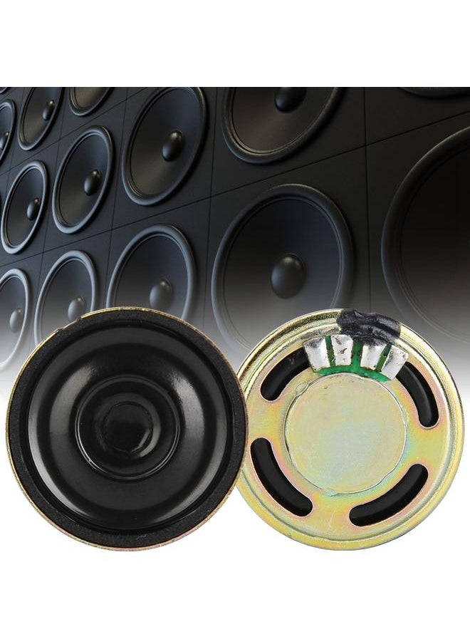 Thoraya 10pcs 27mm 8Ω 0.5W Round Speaker Horn Audio Loudspeaker Repair Parts  - Image 3